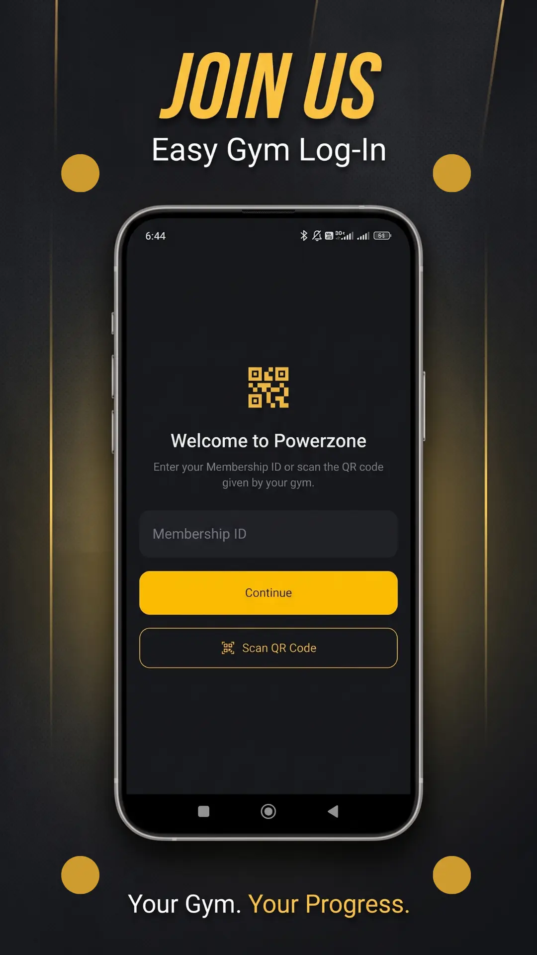 Member app — easy gym login